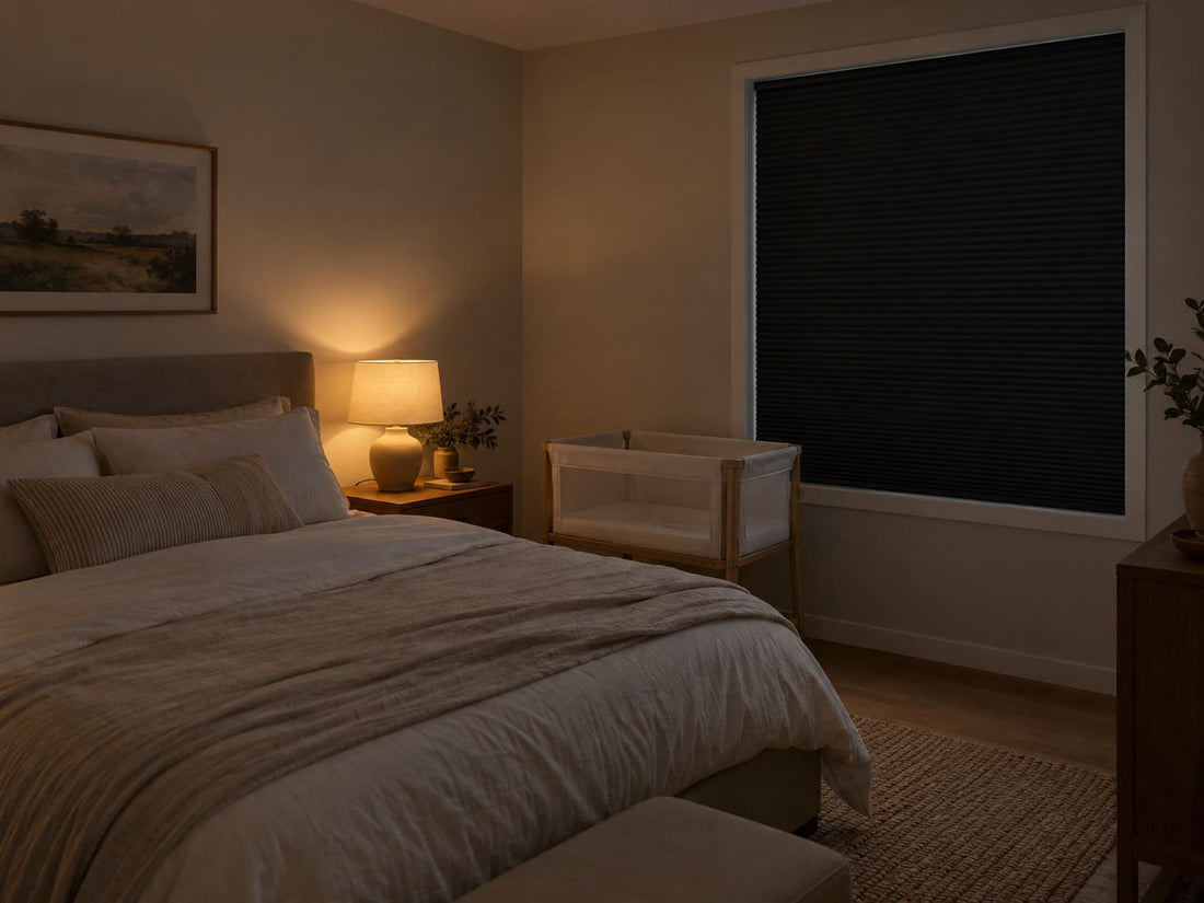Blackout Blinds for New Parents: How to Set Up a Postpartum Bedroom for Better Rest